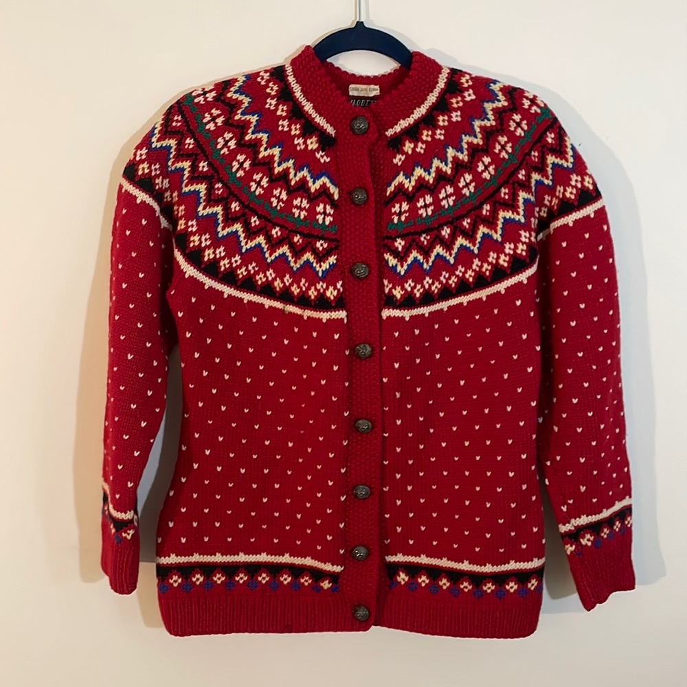 Vintage 1960s Modette Hand-knit Sweater